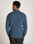 Tommy Hilfiger Zip Neck Sweater, Aegean Sea