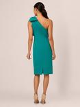 Adrianna Papell Bow Stretch Crepe Dress, Teal