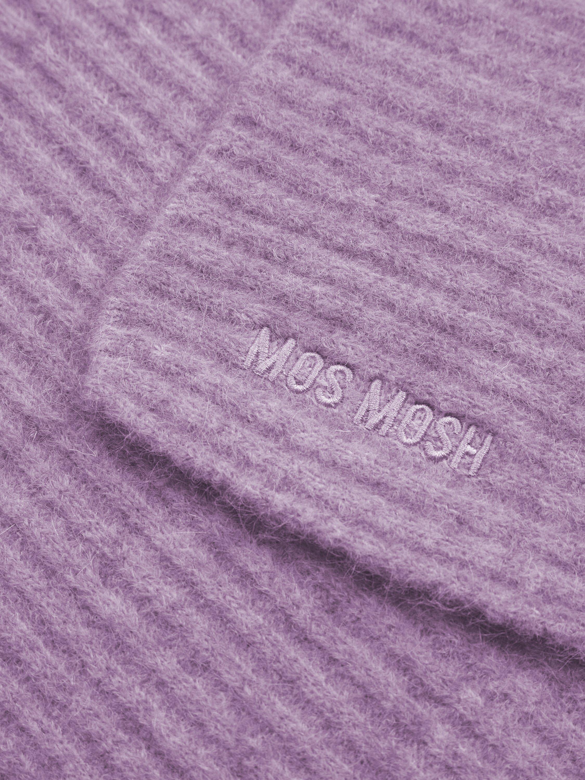 Product image 2 of 2, which shows MOS MOSH Lora Alpaca Wool Blend Knit Scarf, Lavender, One Size