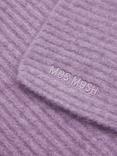 MOS MOSH Lora Alpaca Wool Blend Knit Scarf, Lavender