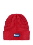 Penfield Waffle Knit Beanie, Equestrian Red