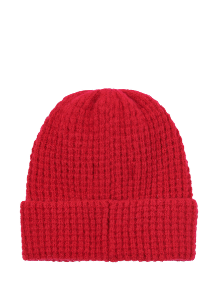 Penfield Waffle Knit Beanie - view 2, Equestrian Red