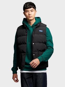 Penfield Outback Quilted Gilet, Black, Black