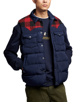 Penfield Rockford Puffer Gilet, Navy Blazer, Navy Blazer