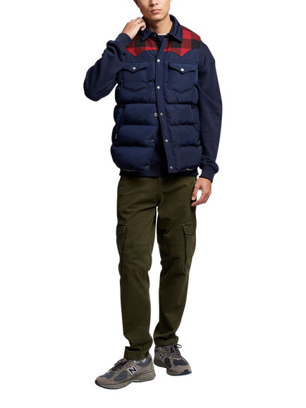 Penfield Rockford Puffer Gilet, Navy Blazer - view 2, Navy Blazer