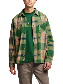 Penfield Brushed Check Overshirt, Eden, Eden