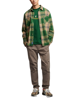 Penfield Brushed Check Overshirt, Eden - view 2, Eden
