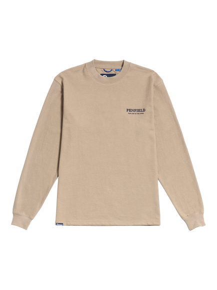 Penfield Cotton Blend Regular Fit Bear Graphic T-Shirt, Chinchilla, Chinchilla