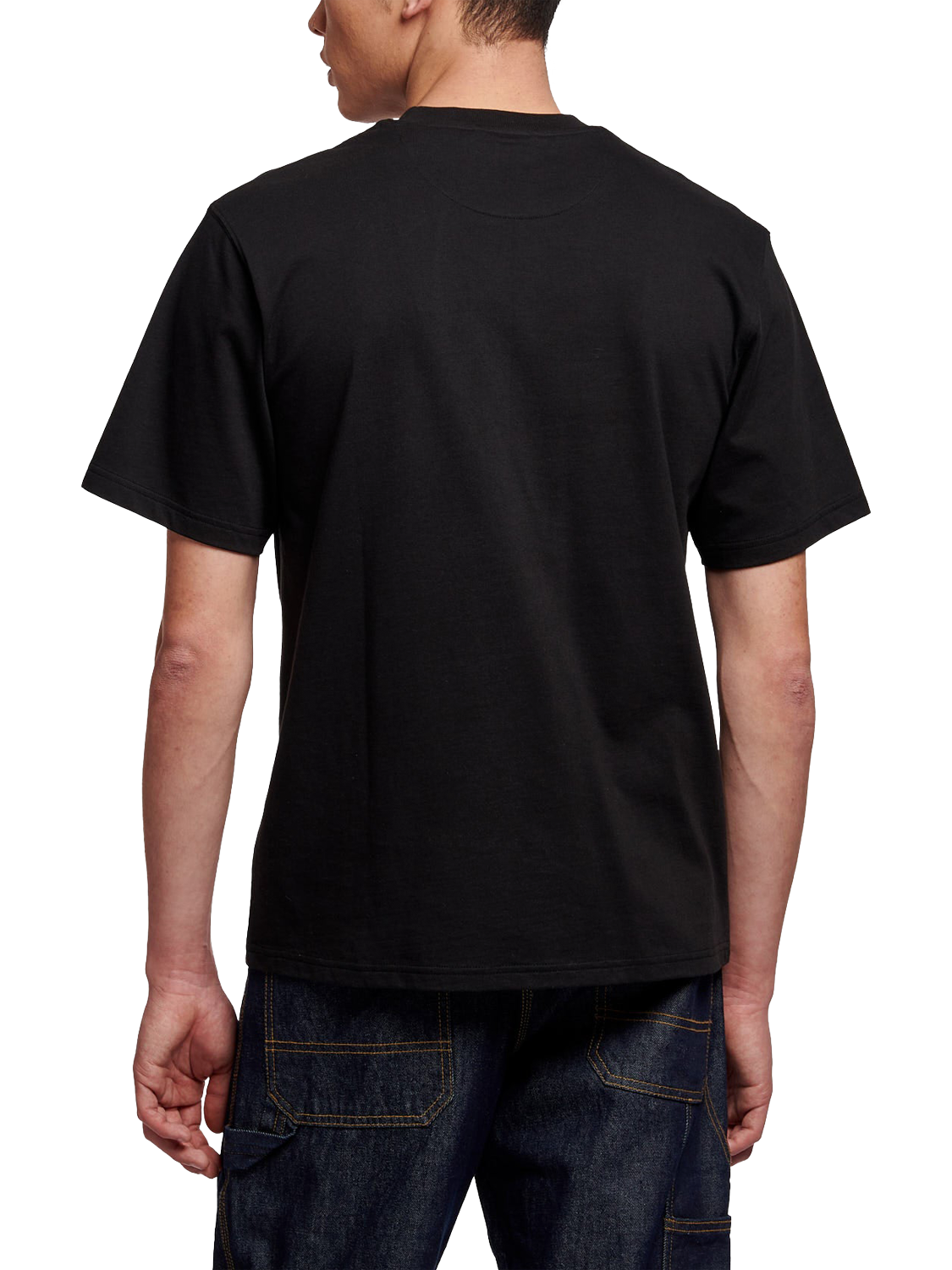 Product image 4 of 6, which shows Penfield Cotton Regular Fit Short Sleeve Logo T-Shirt, Black, S