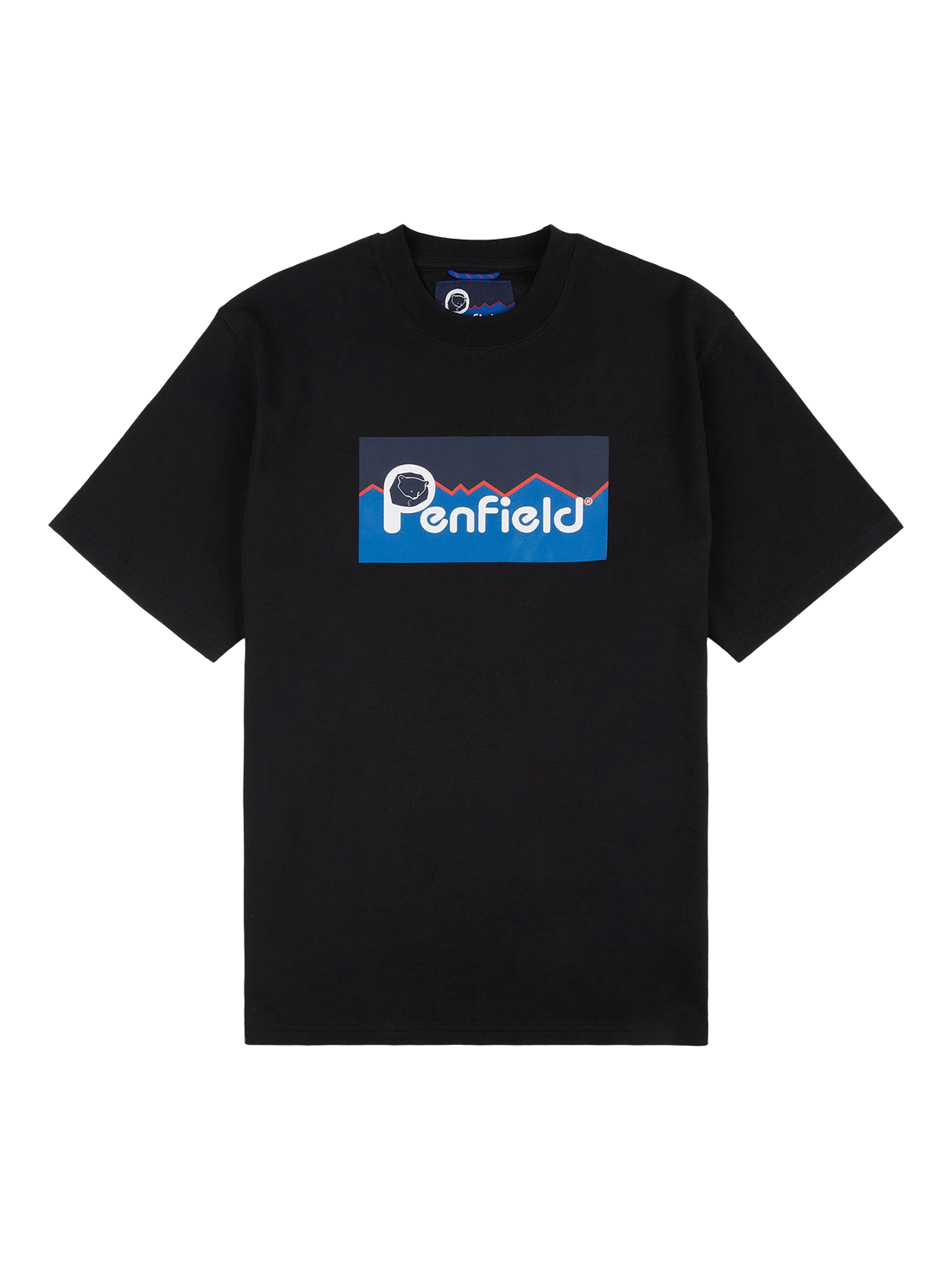 Product image 5 of 6, which shows Penfield Cotton Regular Fit Short Sleeve Logo T-Shirt, Black, S