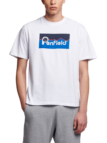 Penfield Cotton Regular Fit Short Sleeve Logo T-Shirt, Bright White