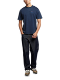 Penfield Cotton Regular Fit Short Sleeve T-Shirt, Navy Blazer