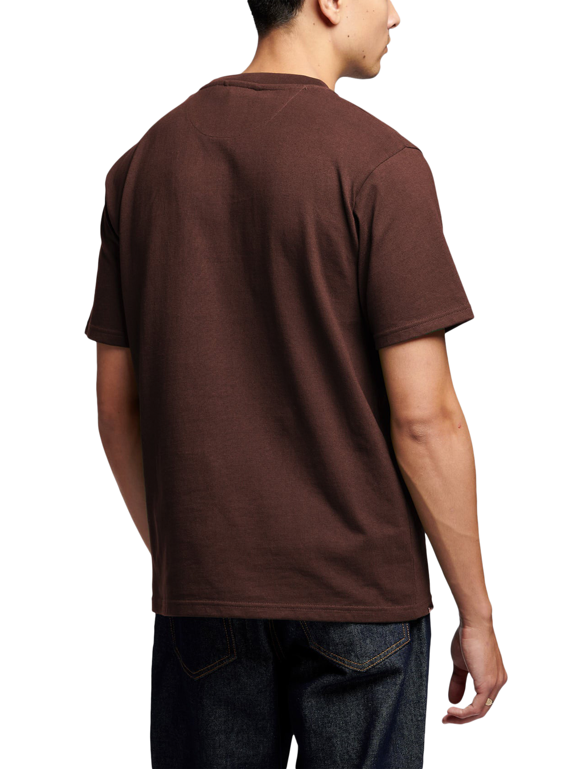 Product image 4 of 5, which shows Penfield Cotton Mallard Logo Sweatshirt, Chicory Coffee, S