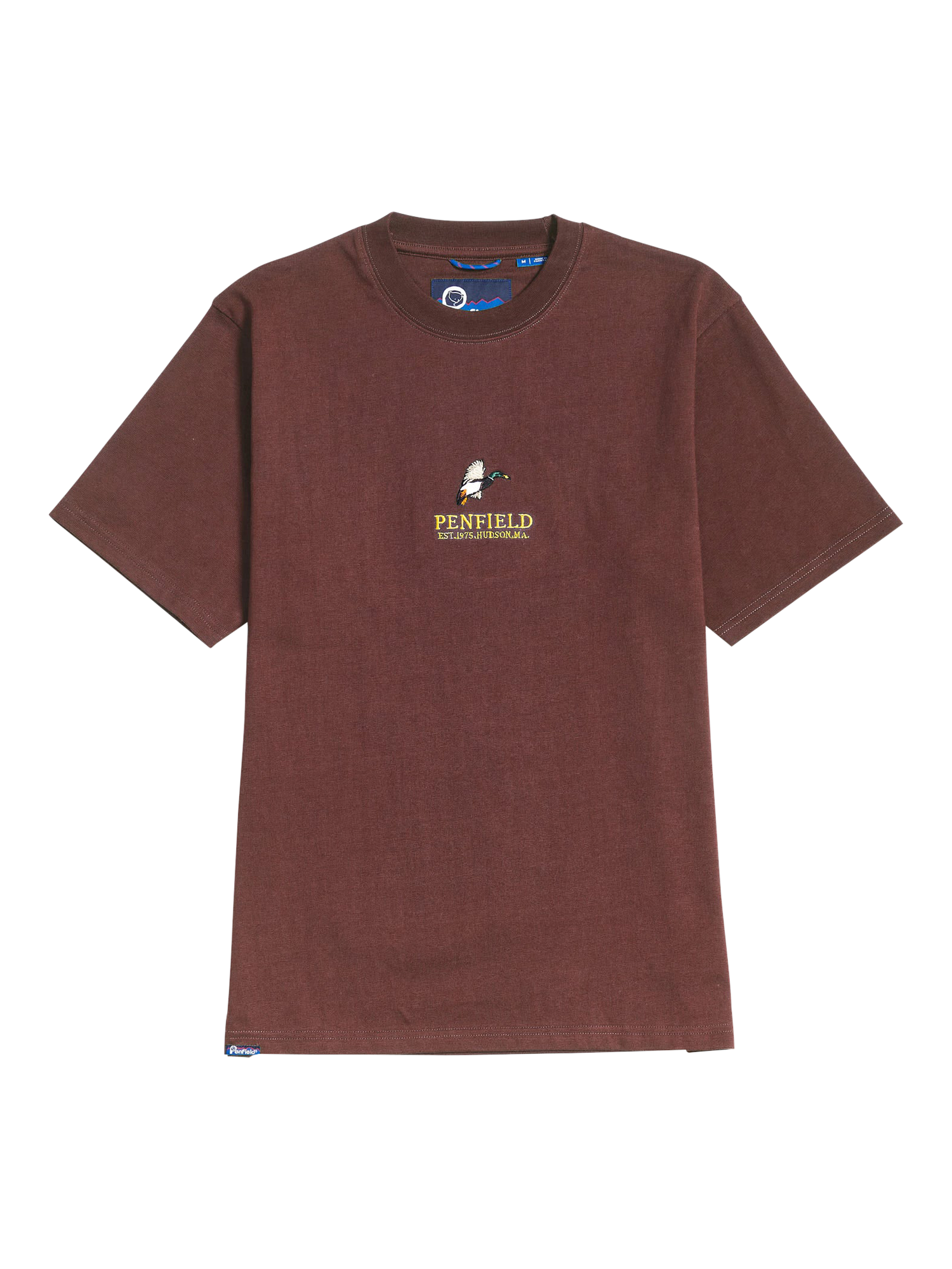Product image 5 of 5, which shows Penfield Cotton Mallard Logo Sweatshirt, Chicory Coffee, S