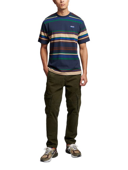 Penfield Cotton Regular Fit Short Sleeve Stripe T-Shirt, Navy/Multi - view 2, Navy/Multi