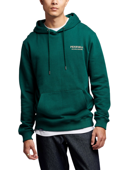 Penfield Black Bear Back Graphic Hoodie, June Bug, June Bug