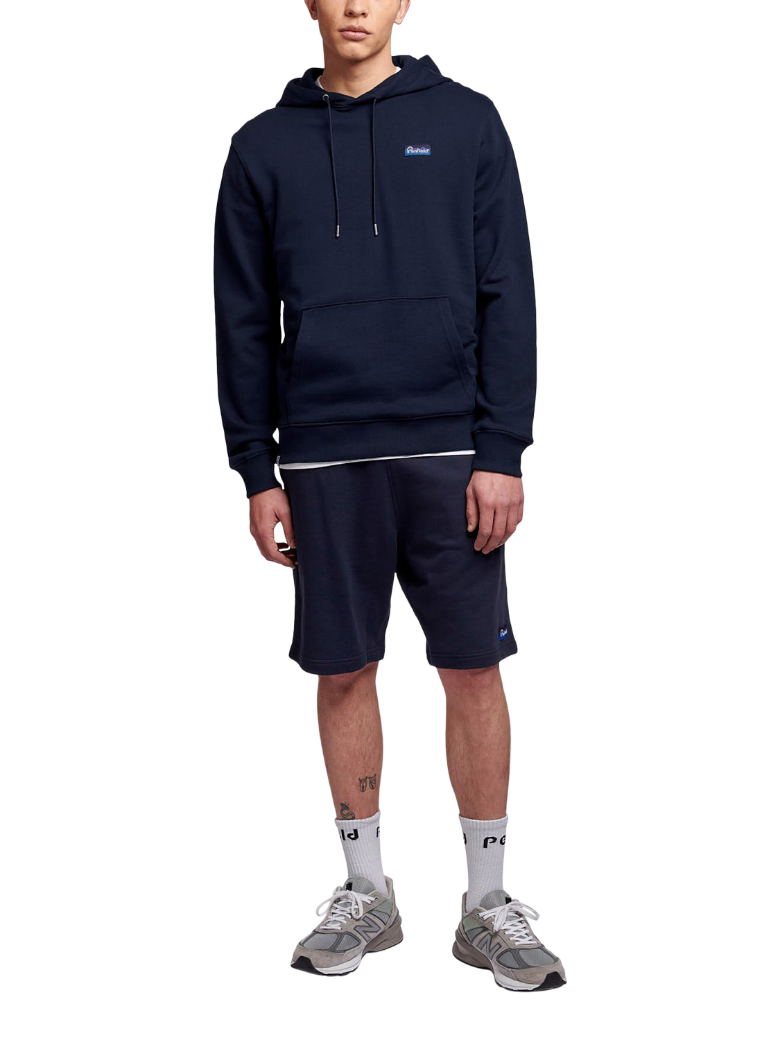 Product image 2 of 6, which shows Penfield Cotton Logo Hoodie, Navy Blazer, S