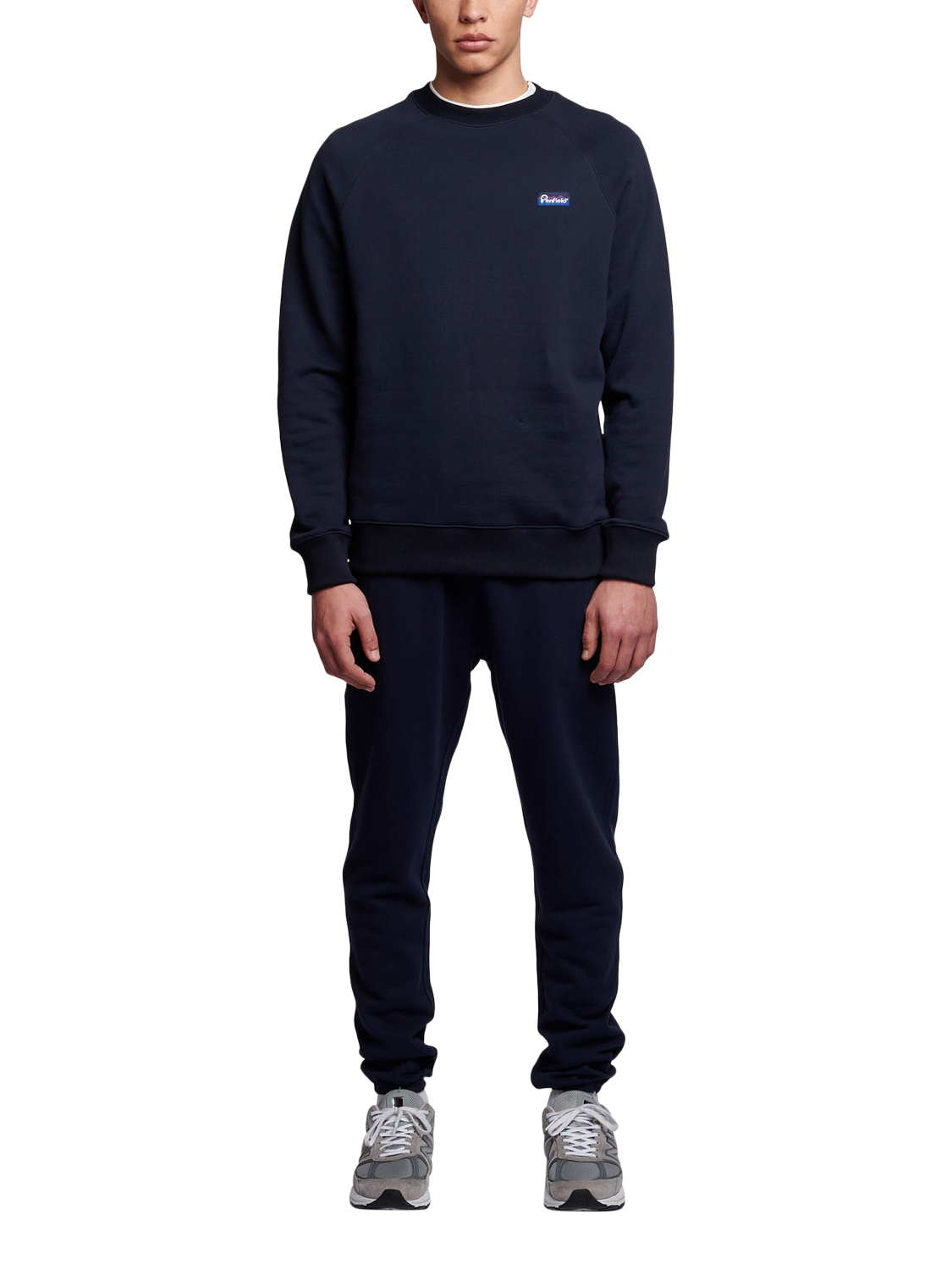 Product image 2 of 9, which shows Penfield Box Logo Sweatshirt, Navy Blazer, S
