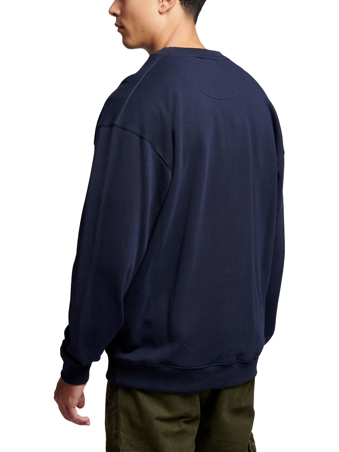 Product image 4 of 6, which shows Penfield Cotton Mallard Logo Sweatshirt, Navy Blazer, S