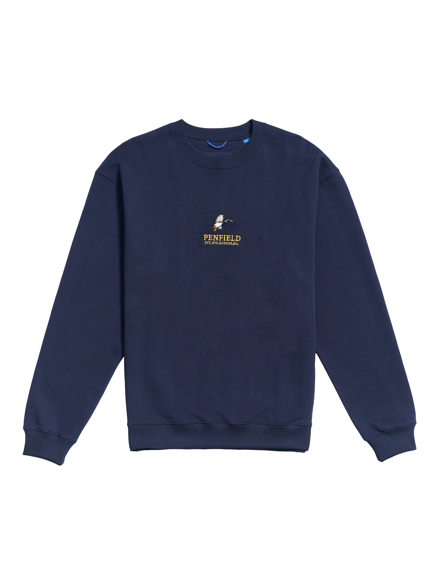 Product image 5 of 6, which shows Penfield Cotton Mallard Logo Sweatshirt, Navy Blazer, S