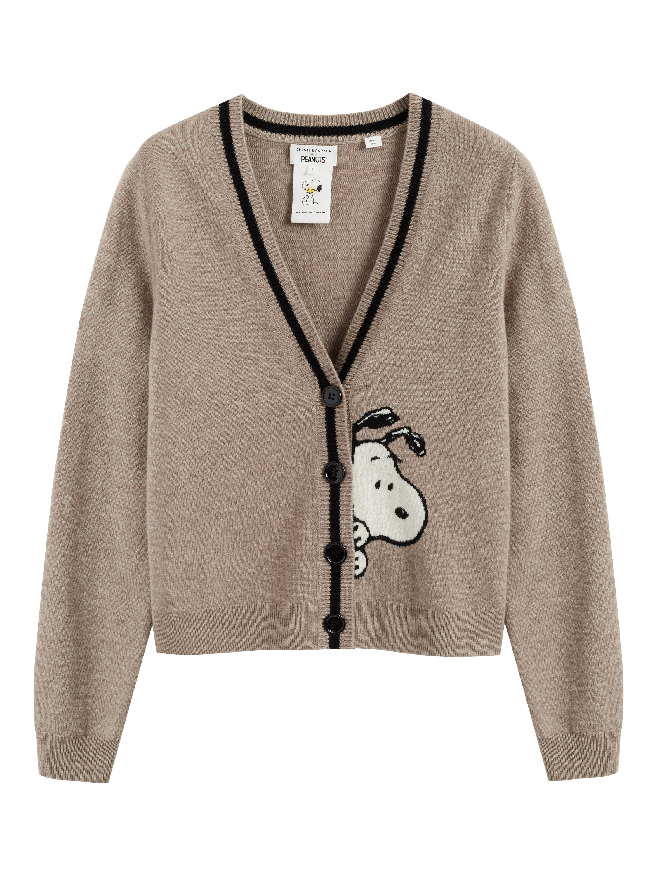 Chinti Parker Snoopy Wool Rich Cardigan