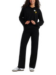 Chinti & Parker Snoopy Music Wool Rich Hoodie, Black