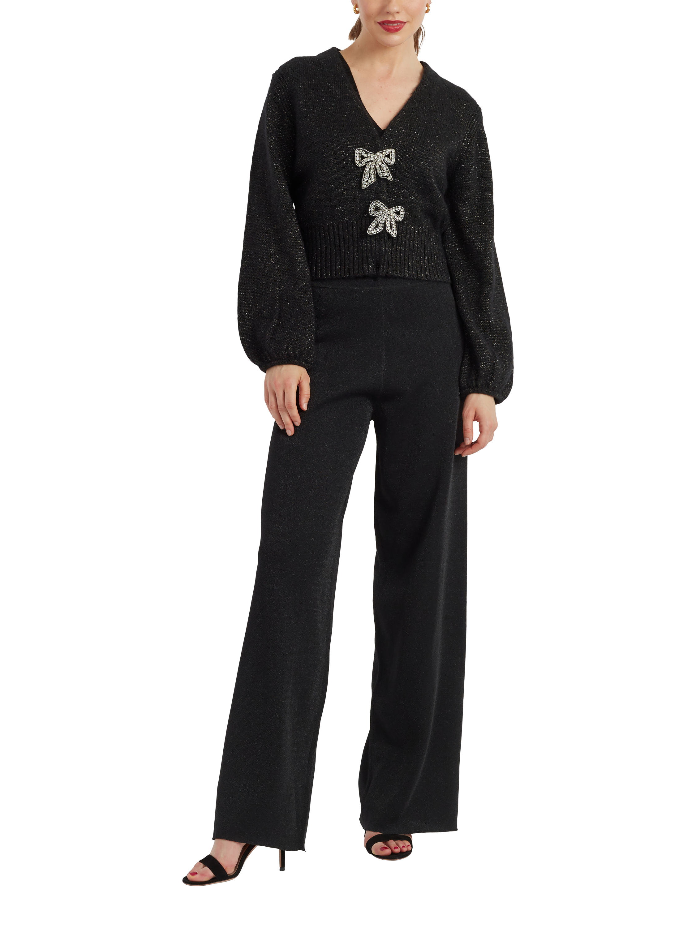 Chinti & Parker Bow Brooch Cardigan