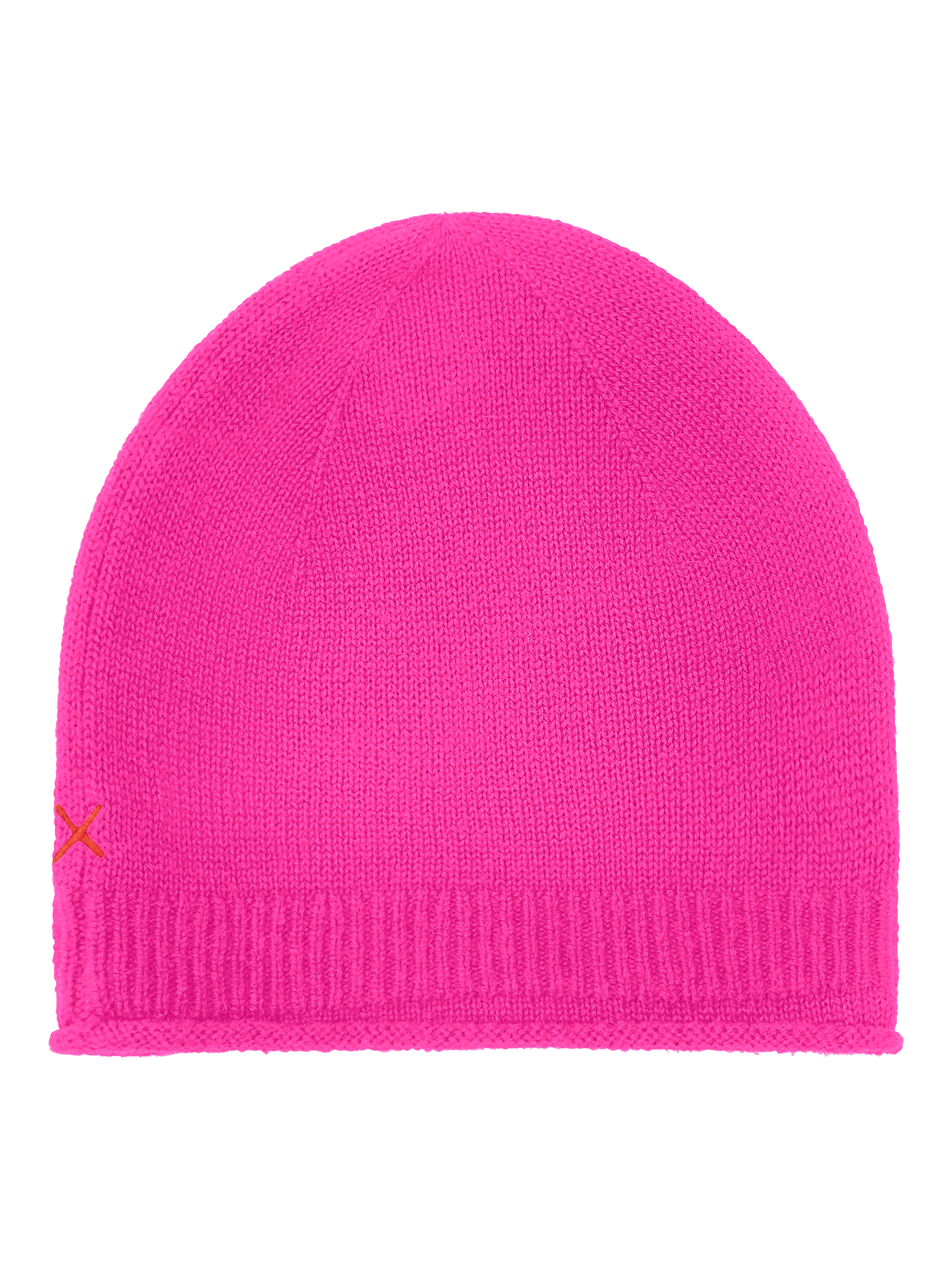Product image 1 of 2, which shows Chinti & Parker Wool Cashmere Beanie, Hot Pink, One Size