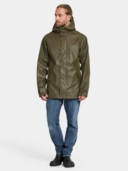 Didriksons Darwin Waterproof & Windproof Jacket - view 2, Fog Green