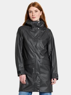 Didriksons Elly Waterproof Parka Coat, Black