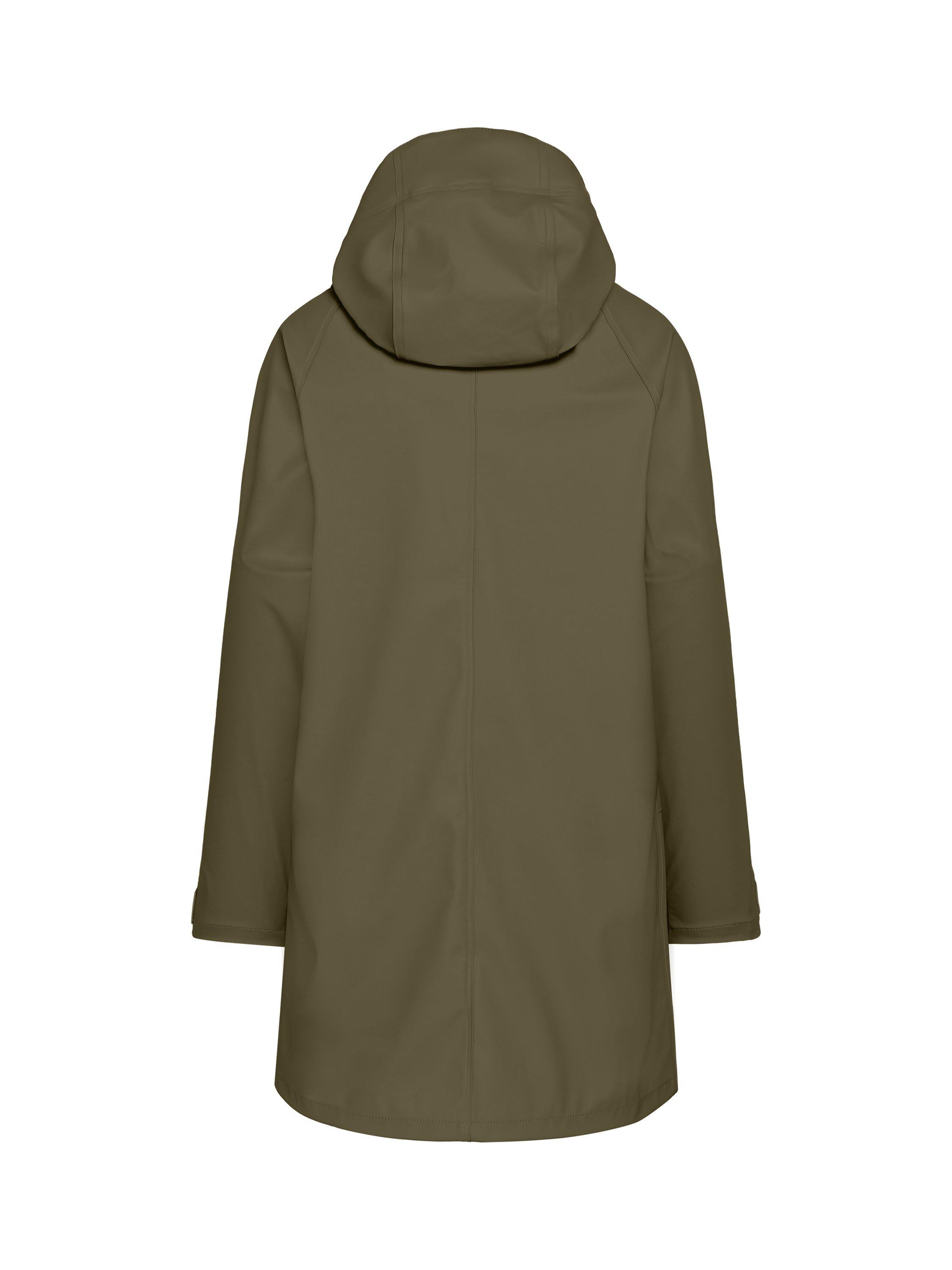 Product image 8 of 8, which shows Didriksons Elly Waterproof Galon Parka, Fog Green, 8