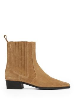 Tommy Hilfiger Suede Chelsea Boots, Safari Canvas, Safari Canvas