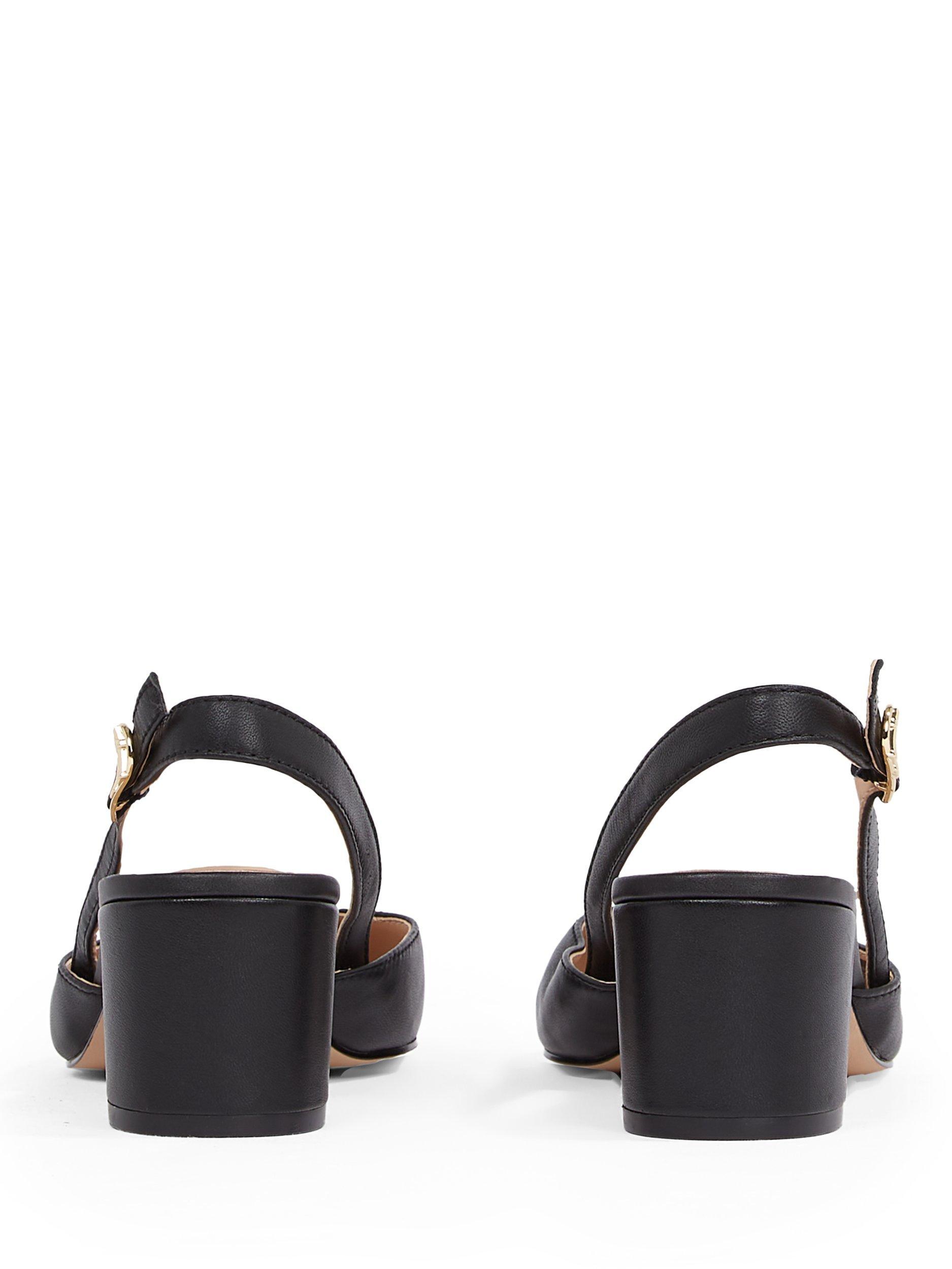 Product image 4 of 6, which shows Tommy Hilfiger Leather Court Shoes, Black, EU36