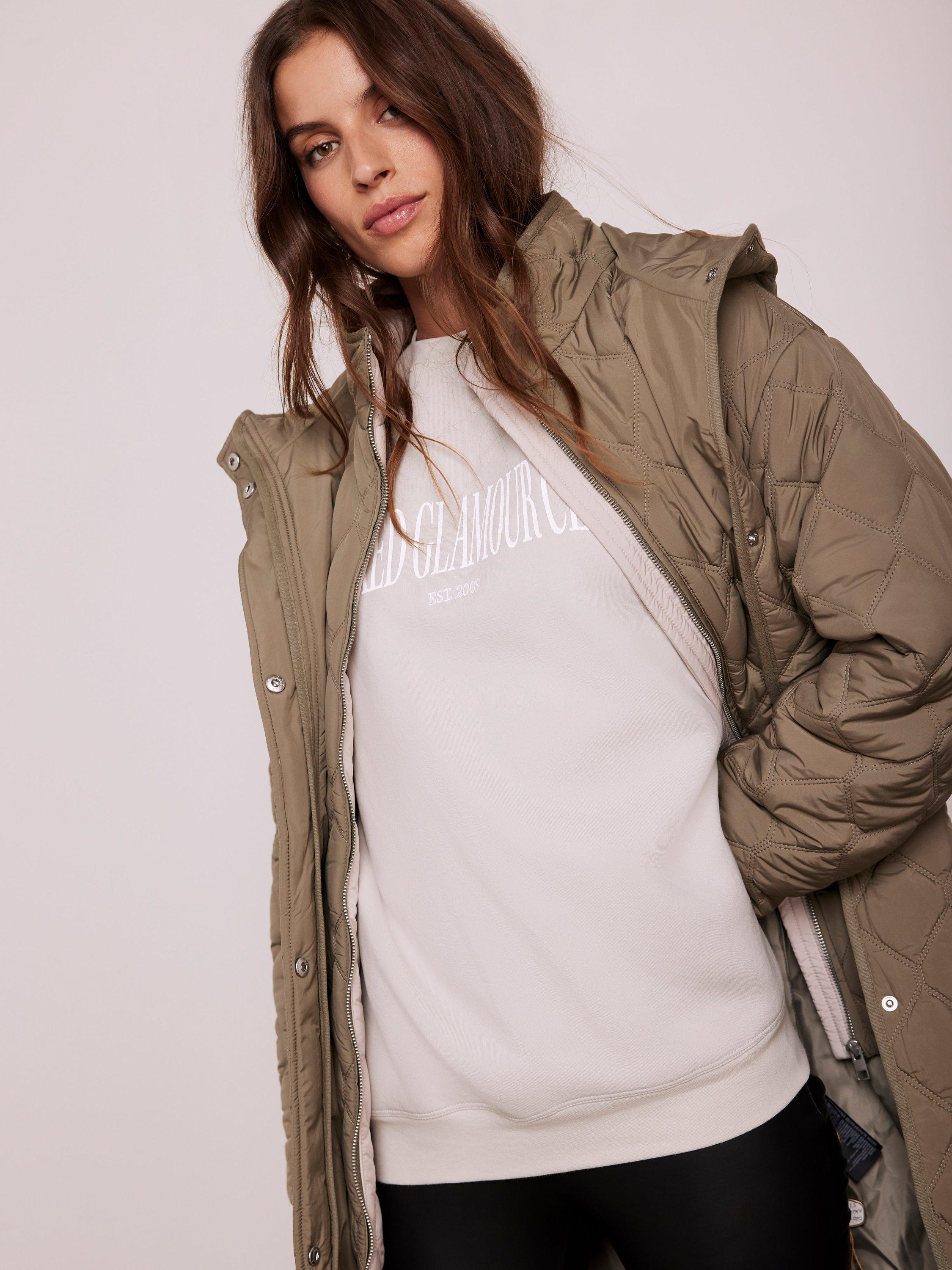 Mint Velvet Cotton Sweatshirt Natural