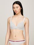 Tommy Hilfiger Lightly Lined Triangle Bra, Light Grey Heather
