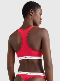 Tommy Hilfiger Unlined Bralette - view 2, Primary Red