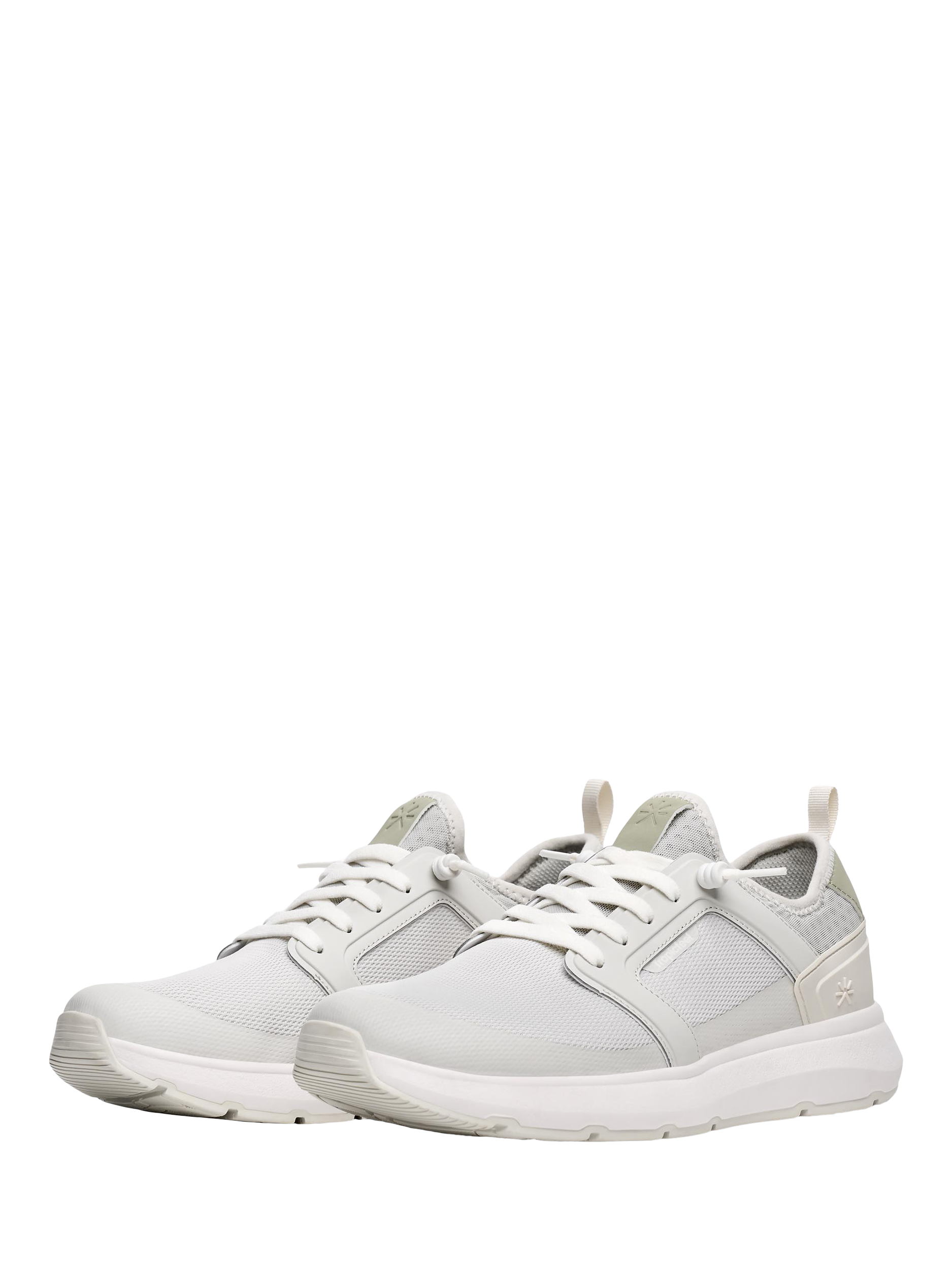 Product image 4 of 7, which shows Tropicfeel Monsoon Slip On Trainers, Onyx White, EU36