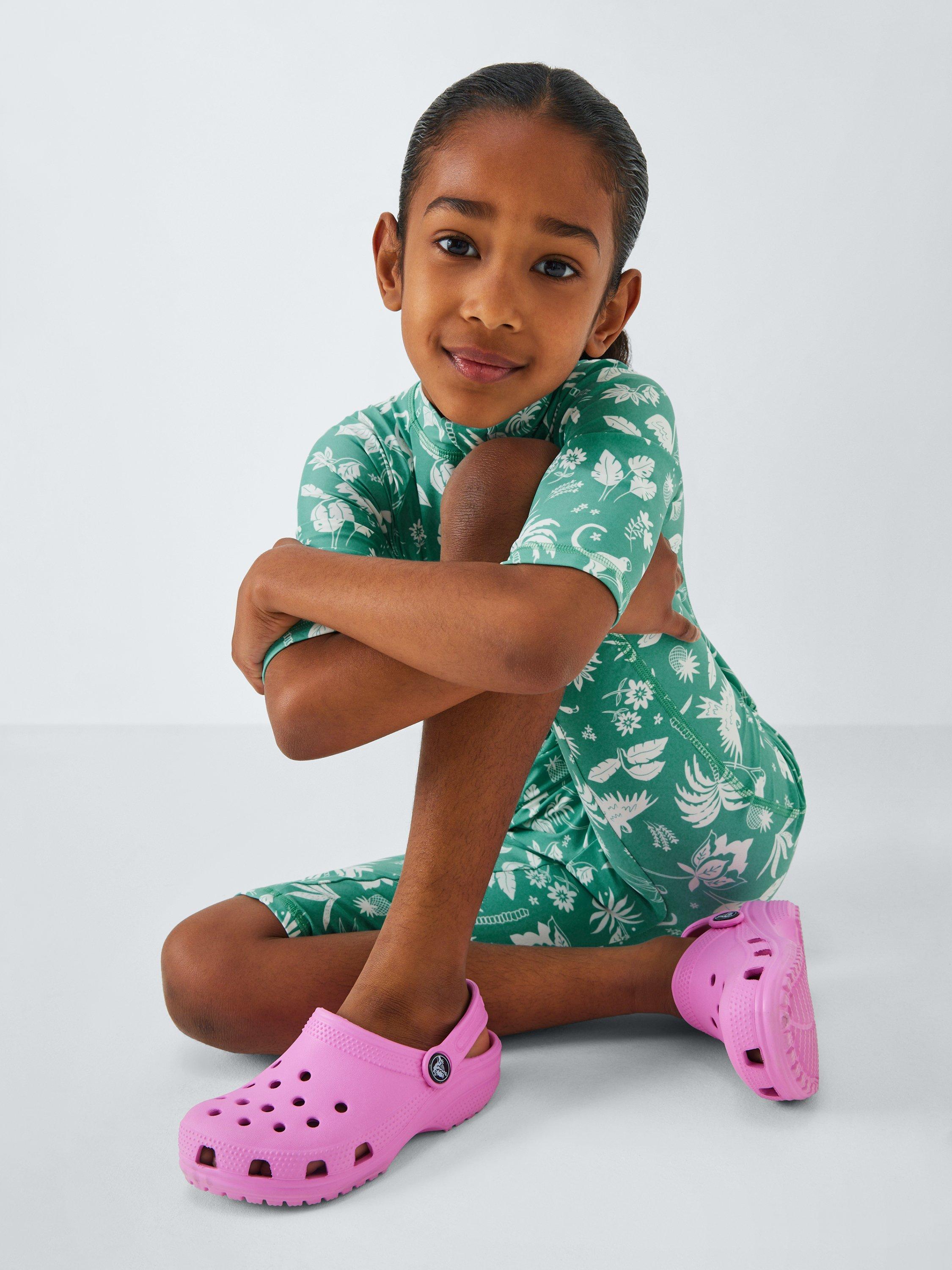 Product image 5 of 7, which shows John Lewis Kids' Into The Wild Sunpro Swimsuit, Green, 2 years
