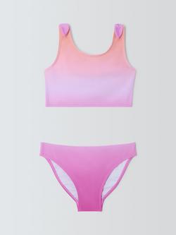 John Lewis Kids' Ombre Bikini, Multi, Multi
