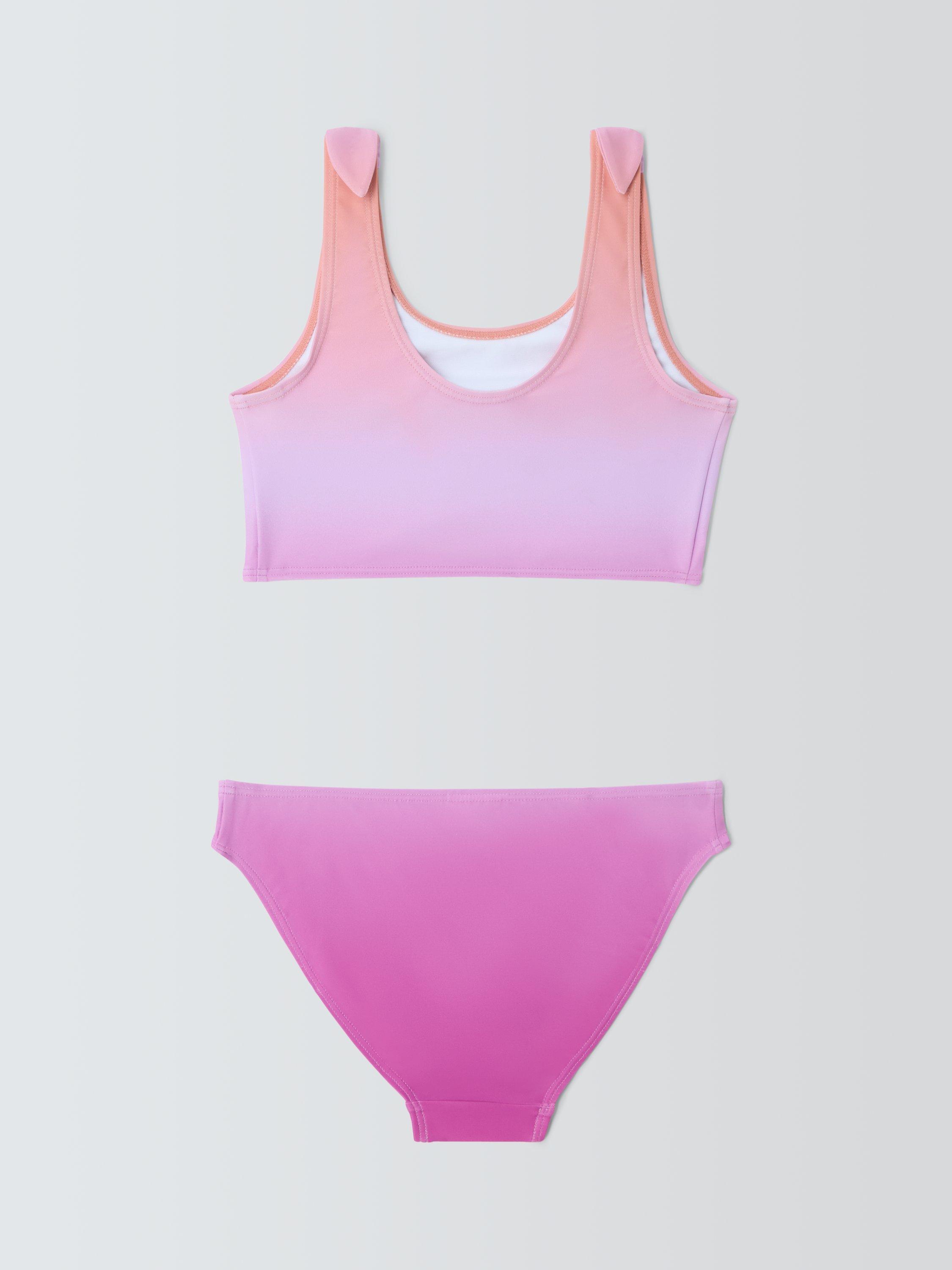 Product image 2 of 3, which shows John Lewis Kids' Ombre Bikini, Multi, 2 years