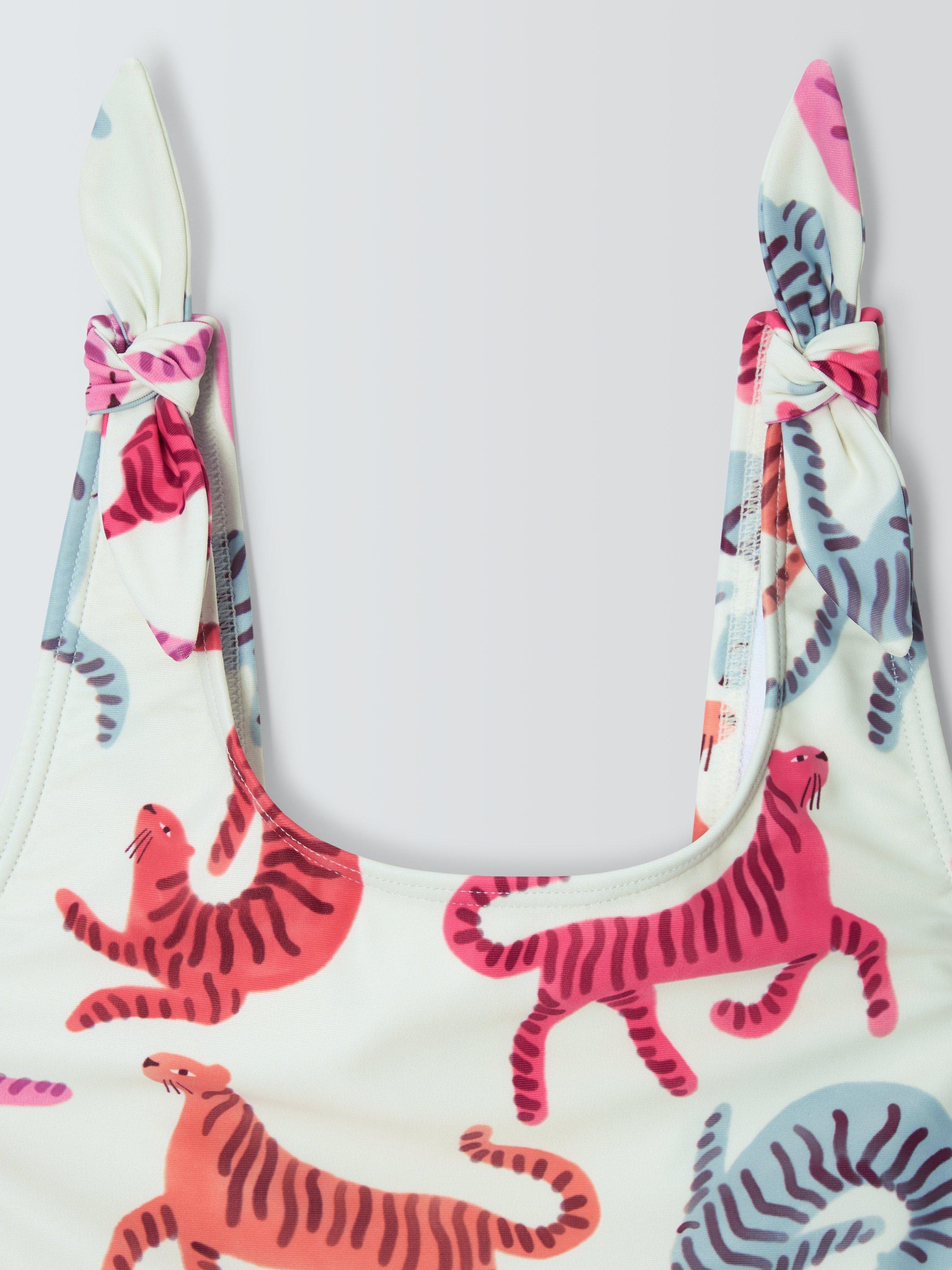 Product image 3 of 3, which shows John Lewis Kids' Tiger Swimsuit, Multi, 2 years