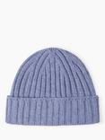 Brora Ribbed Pure Cashmere Beanie Hat