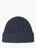 Brora Ribbed Pure Cashmere Beanie Hat