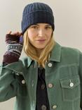 Brora Ribbed Pure Cashmere Beanie Hat