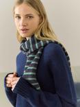 Brora Stripe Pure Cashmere Scarf