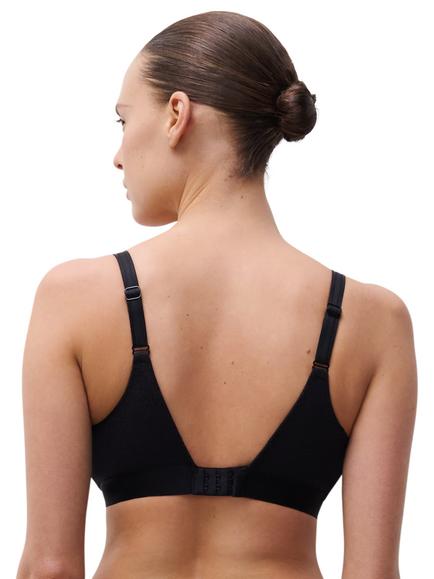Chantelle C Magnifique Non Wired Support Bra - view 2, Black