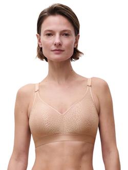Chantelle C Magnifique Non Wired Support Bra, Nude Sand