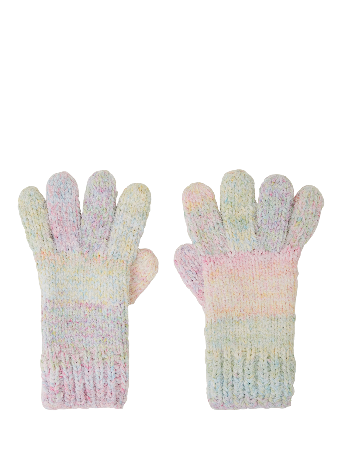 Angels by Accessorize Children's Ombre Chenille Gloves, Pastel/Multi