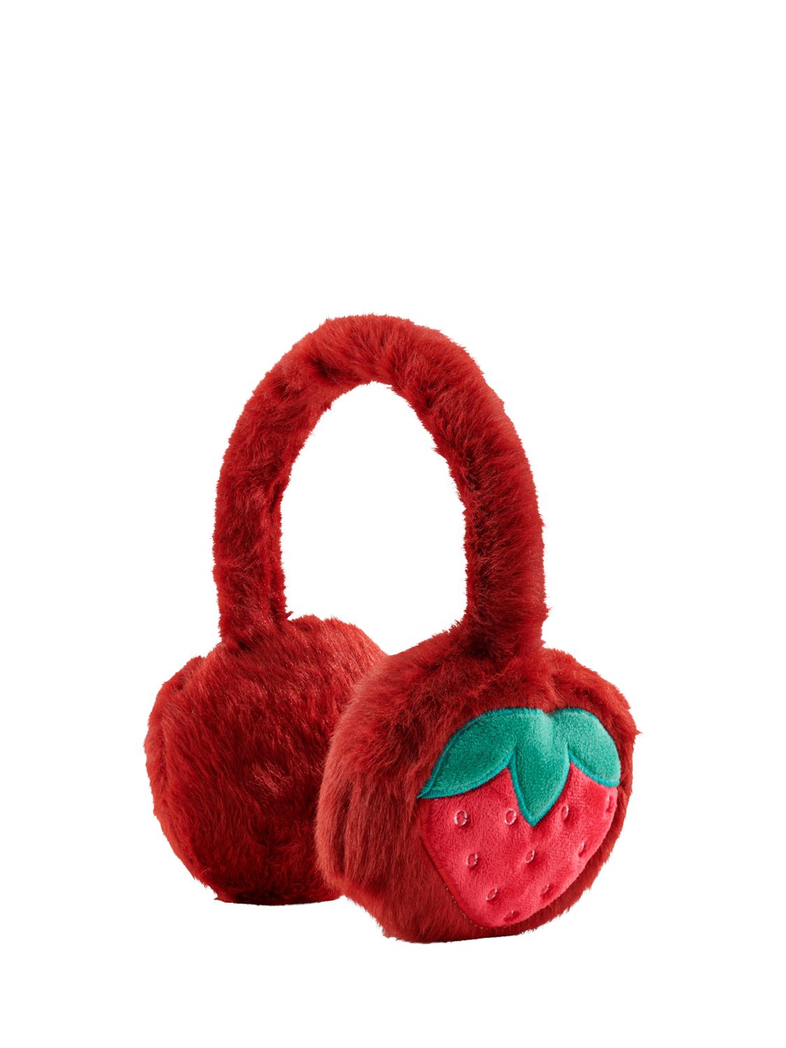 Product image 1 of 2, which shows Stych Kids' Strawberry Earmuffs, Red