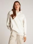 Calvin Klein Graphic Back Oversized Pure Organic Cotton Hoodie, Moonbeam